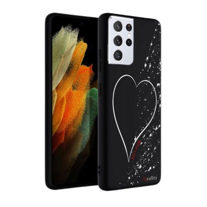 Telefontok Samsung Galaxy S21 Ultra - Graffiti No.218 mintás szilikon tok