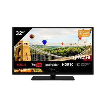Televizor Hitachi 32HAE2252 Android Smart HD Ready de 32 inch cu chromecast incorporat, Clasa G Televizor Hitachi 32HAE2252 Android Smart HD Ready de 32 inch cu chromecast incorporat, Clasa G