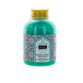 Sare de baie Sence, Emerald, aroma menta, 600g. FMD355 Sare de baie Sence, Emerald, aroma menta, 600g. FMD355