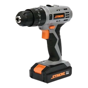 Masina de gaurit si insurubat, Autofiletanta cu Acumulator Sthor, 18V, 24Nm Masina de gaurit si insurubat, Autofiletanta cu Acumulator Sthor, 18V, 24Nm