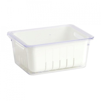 Organizator frigider Zeller, plastic, 22.5x17.5x10 cm, alb Organizator frigider Zeller, plastic, 22.5x17.5x10 cm, alb