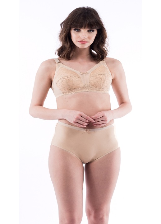 Chilot talie inalta pentru femei NF23 Uniconf, Bej