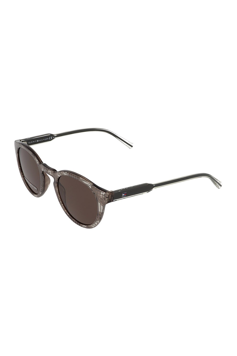 Tommy Hilfiger, Ochelari de soare pantos unisex, Taupe, 48-24-145 Standard