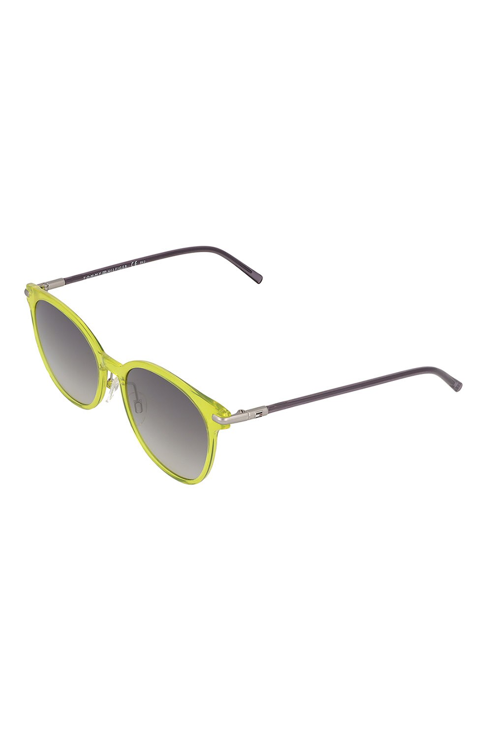 Tommy Hilfiger, Ochelari de soare cu lentile in degrade, Galben/Gri inchis, 53-18-140 Standard