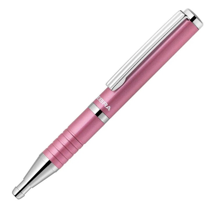 Zebra SL-F1 teleszkópos kék golyóstoll, 0.24 mm, metál pink tolltest