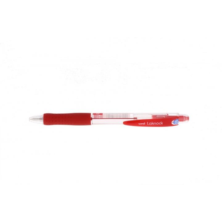 Химикалка с механизъм Zebra Jimnie, захват, пластмасов корпус, връх 0.7 мм, цвят на писане червен