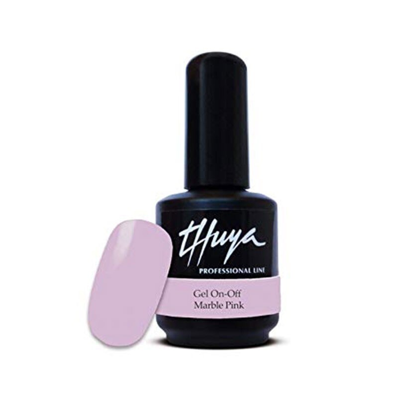 Gel permanent pentru unghii, Thuya, Marble Pink, 14 ml