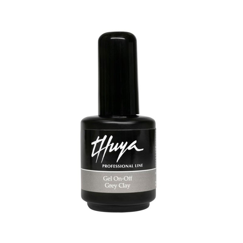 Gel permanent pentru unghii, Thuya, Gri, 14 ml