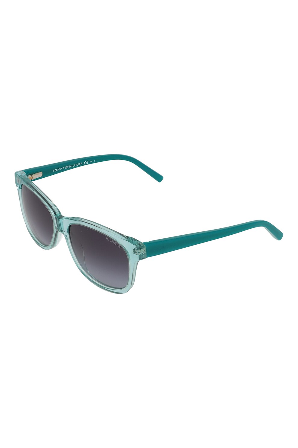 Tommy Hilfiger, Ochelari de soare cu lentile in degrade, Verde, 50-14-125 Standard