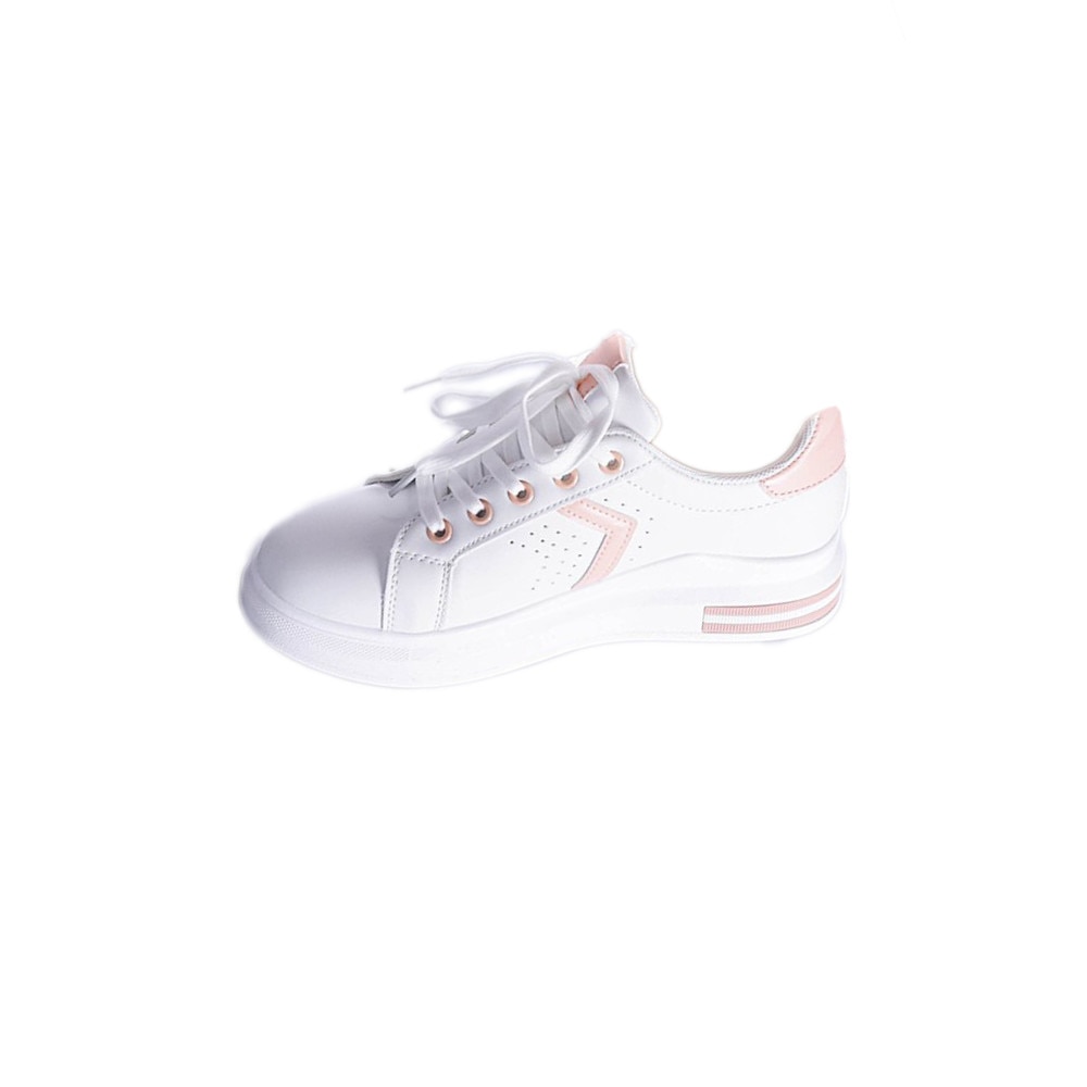 Pantofi sport dama Romana, YY-106, Alb/Roz, 39