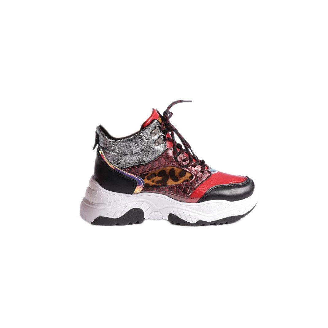 Pantofi sport dama Maryam, CB-133, Rosu