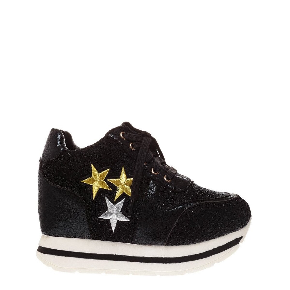 Sneakers dama Everly, JU1097, Negru