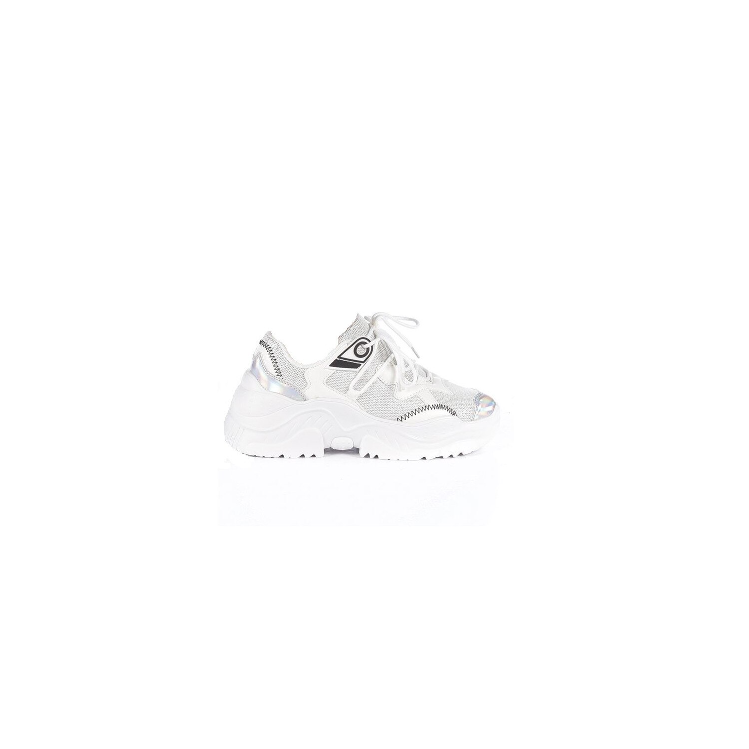 Pantofi sport dama Donatela bronze, Alb