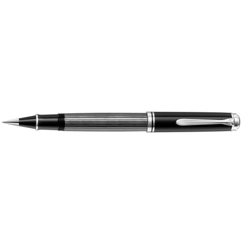 Roller souveran r805 streseman,accesorii placate cu paladiu,corp negru/dungi