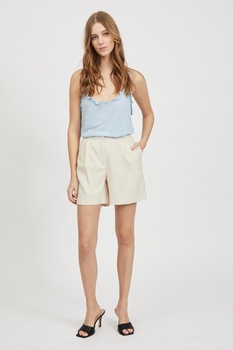 Vila, Top cu bretele subtiri ajustabile, Albastru deschis Vila, Top cu bretele subtiri ajustabile, Albastru deschis