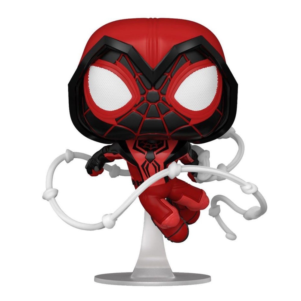 Figurina Funko POP! Games: Miles Morales - Crimson Cowl Suit #770