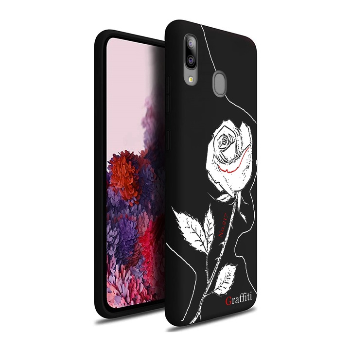 Samsung Galaxy A40 Telefontok - Graffiti No.217 mintás szilikon tok