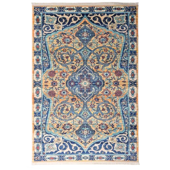 Covor Persan Mecanic EuCarpet 100622C1 Dimensiune 200x300 cm Design Vintage Auriu Covor Persan Mecanic EuCarpet 100622C1 Dimensiune 200x300 cm Design Vintage Auriu