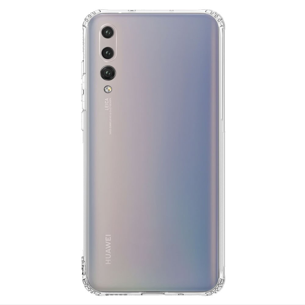 Husa compatibila Huawei P20 Pro - Silicon Gel, Antisoc, AntiDust - Gekko Airbags Slim, Transparenta