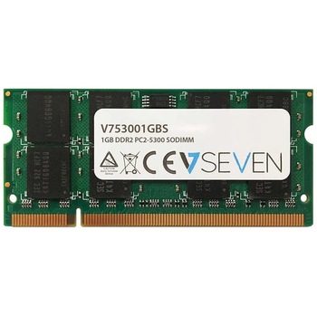 Memorie V7 Seven V753001GBS, 1GB DDR2, 667MHz, PC2-5300, DIMM, CL5 Memorie V7 Seven V753001GBS, 1GB DDR2, 667MHz, PC2-5300, DIMM, CL5
