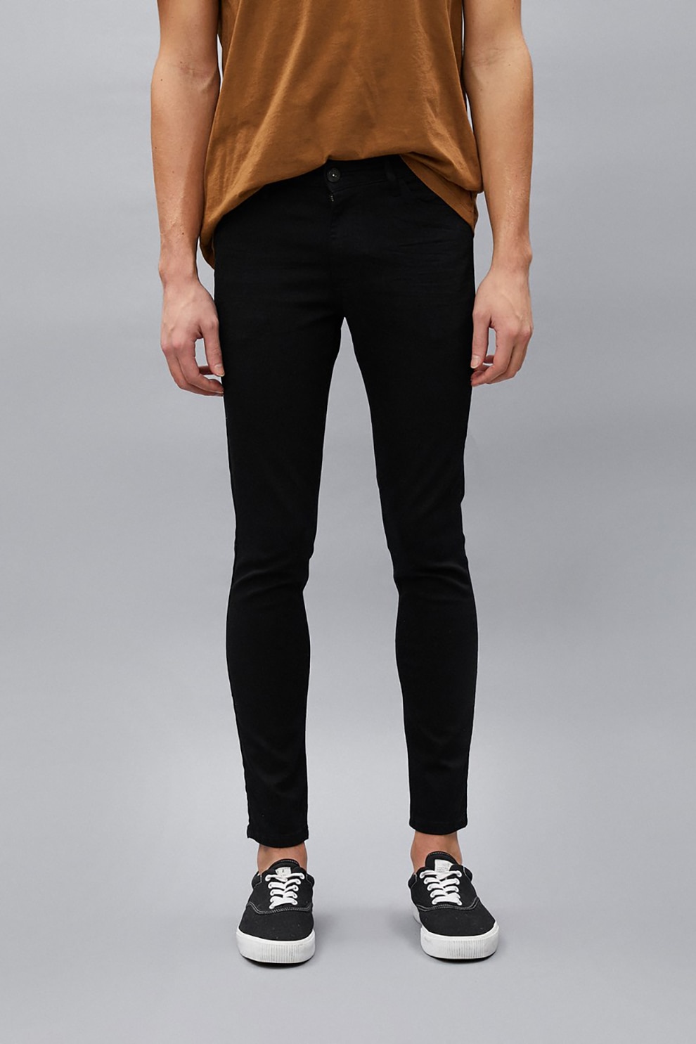 KOTON, Blugi super skinny Justin, Negru