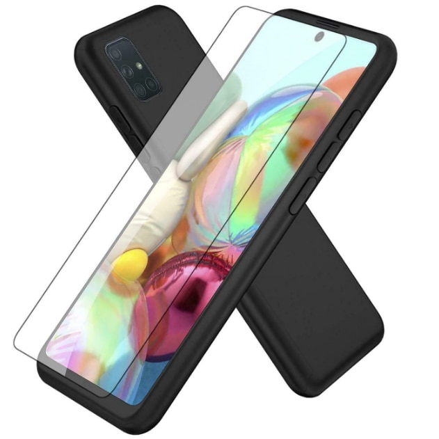 Husa compatibila SAMSUNG Galaxy A51 - 360 Full Cover (Negru)