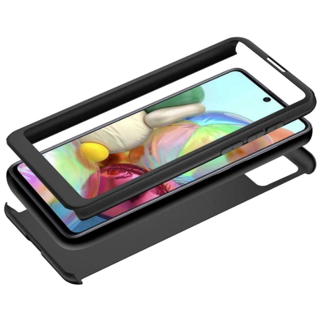 Husa compatibila SAMSUNG Galaxy A51 - 360 Full Cover (Negru)
