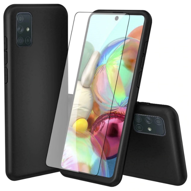 Husa compatibila SAMSUNG Galaxy A51 - 360 Full Cover (Negru)