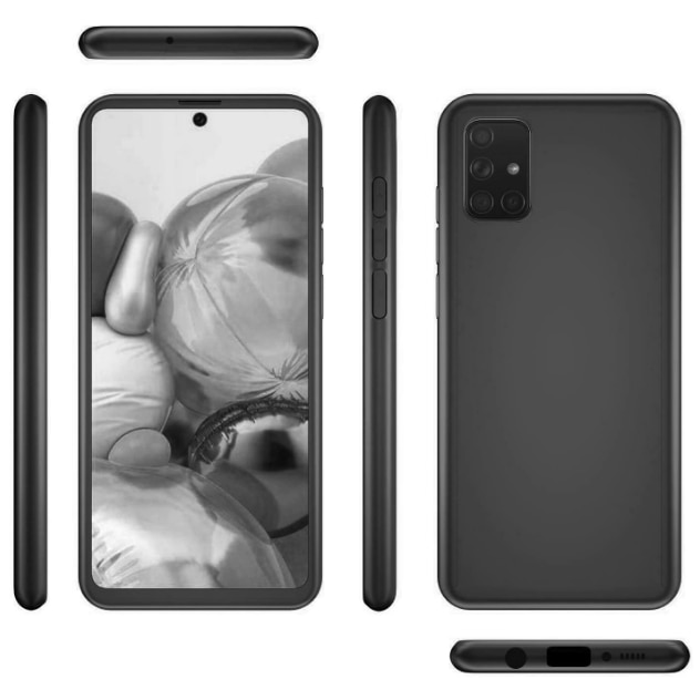 Husa compatibila SAMSUNG Galaxy A51 - 360 Full Cover (Negru)