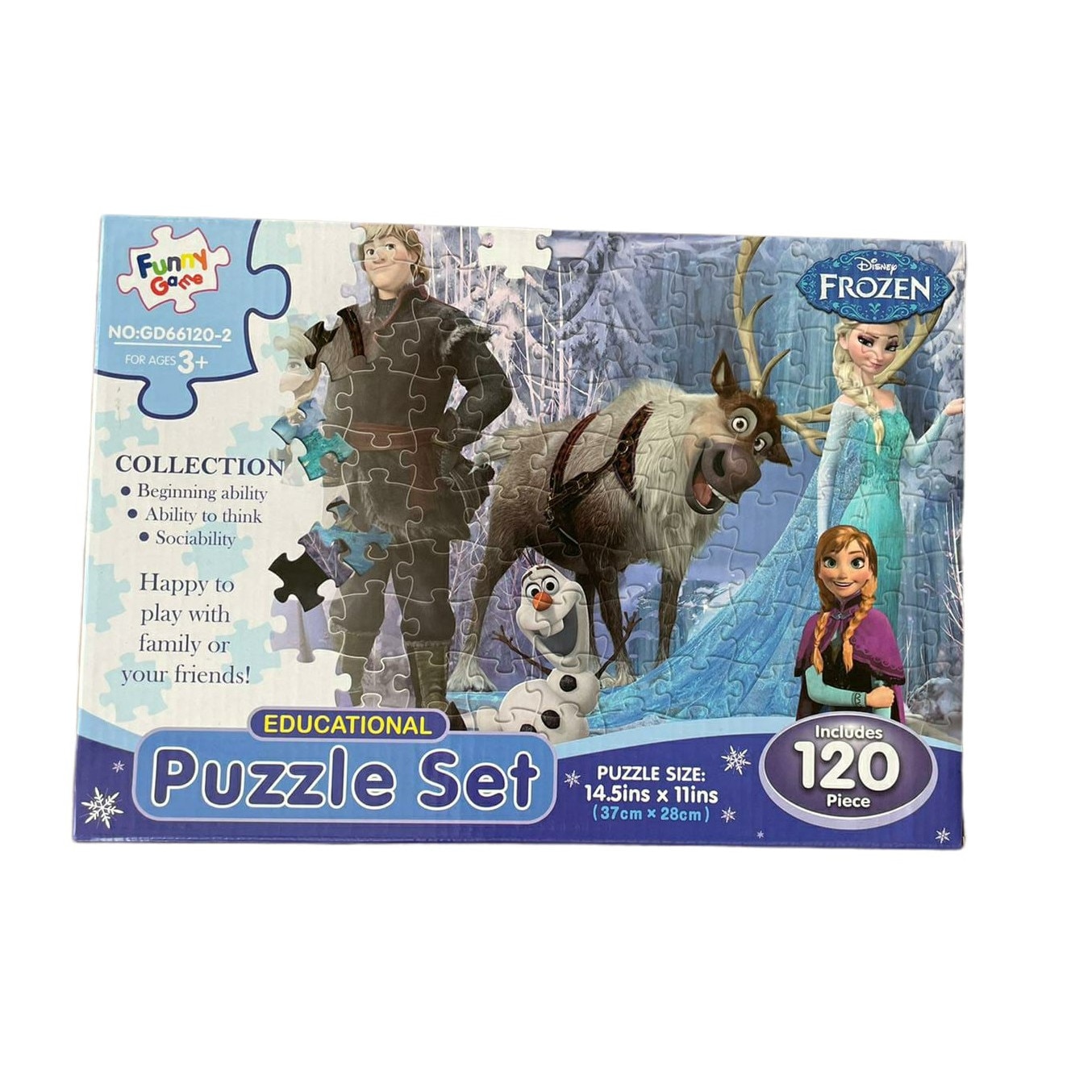 Puzzle Castorland, Frozen, Regatul de Gheata , 120 piese