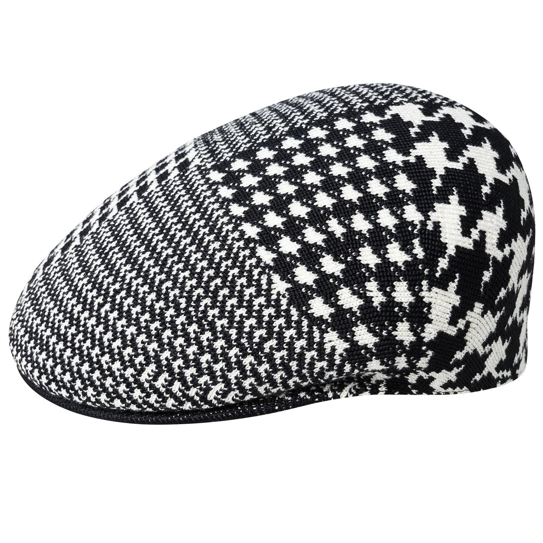 Basca Kangol Abstract Houndstooth 504 Negru, L