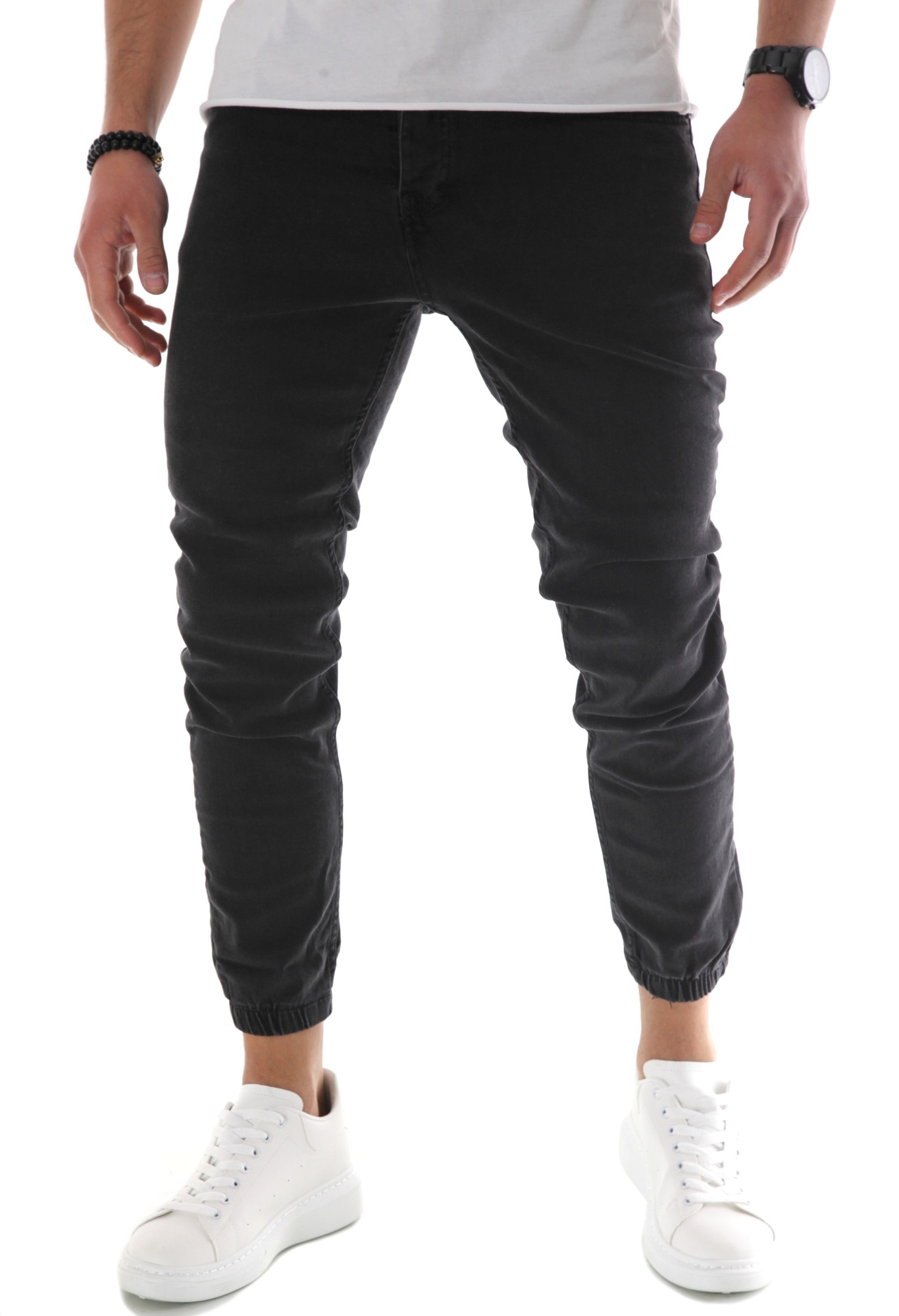 Blugi negri simpli, pentru barbati