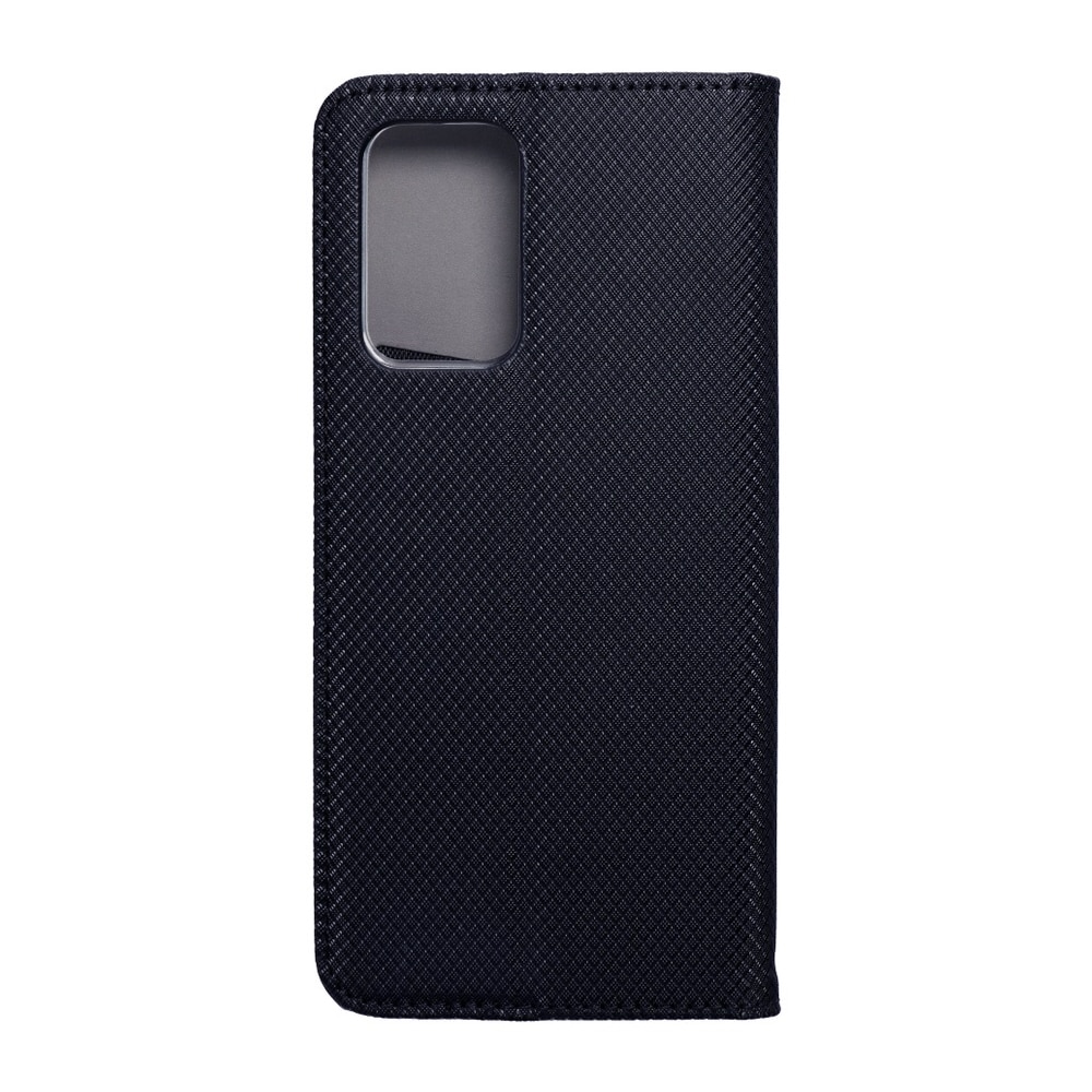 Husa Carte Smart cu Inchidere Magnetica pentru Samsung Galaxy A52 4G / A52 5G / A52s 5G, Negru