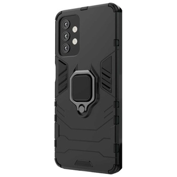 Carcasa Antisoc Ring Armor KickStand pentru Samsung Galaxy A32 5G, Negru Carcasa Antisoc Ring Armor KickStand pentru Samsung Galaxy A32 5G, Negru