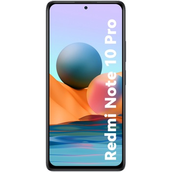 Telefon mobil Xiaomi Redmi Note 10 Pro, Dual SIM, 64GB, 6GB RAM, 4G, Onyx Gray Telefon mobil Xiaomi Redmi Note 10 Pro, Dual SIM, 64GB, 6GB RAM, 4G, Onyx Gray