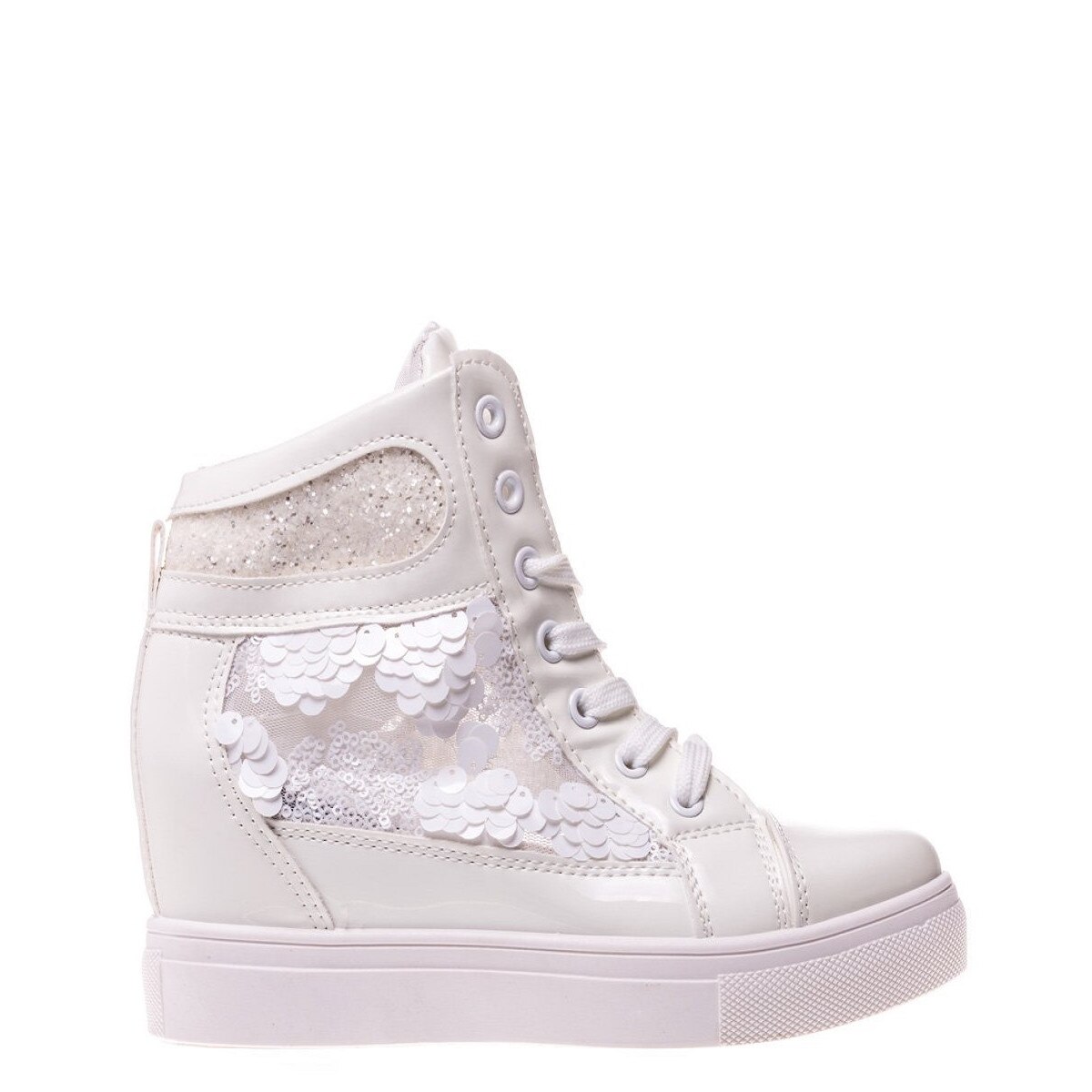 Sneakers dama Camy alb, Alb, 40