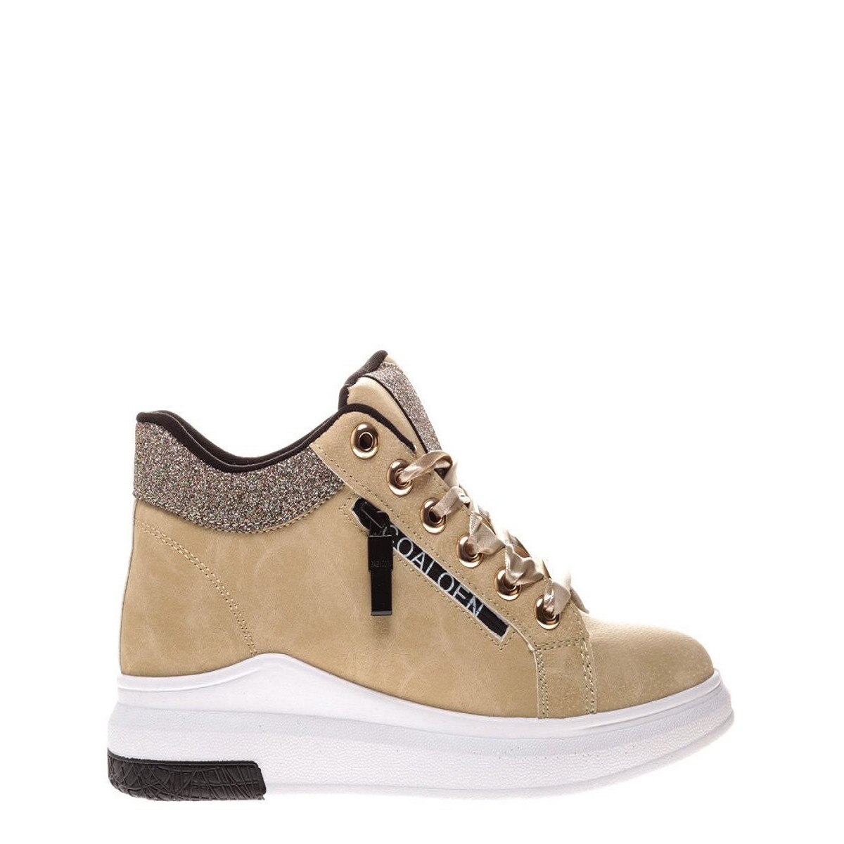 Sneakers dama Trinity portocali, KB075, Multicolor