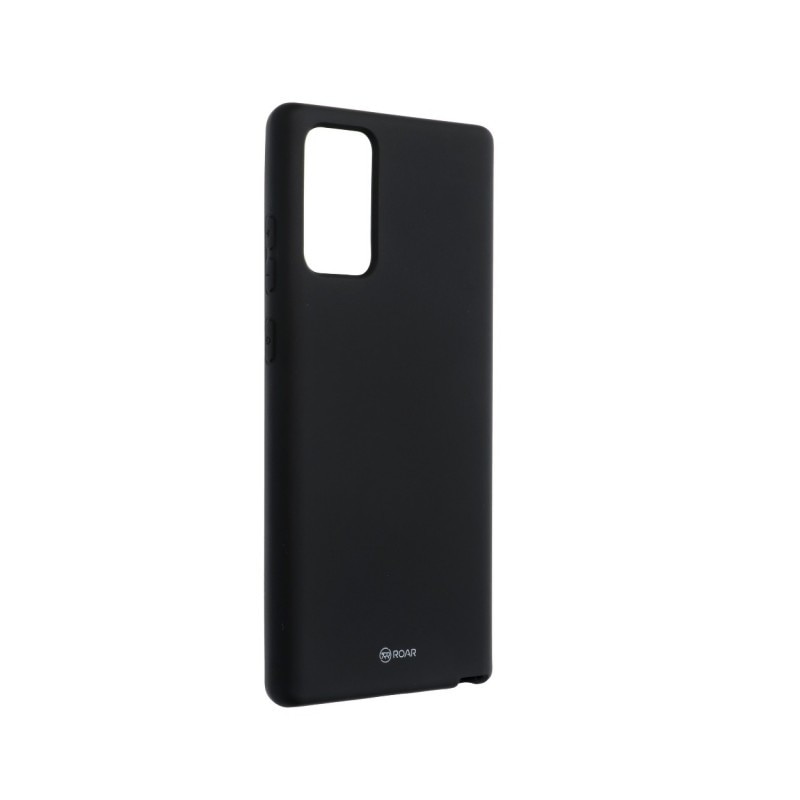 Husa Spate Silicon Roar Jelly Compatibila Cu Samsung Galaxy Note 20, Negru