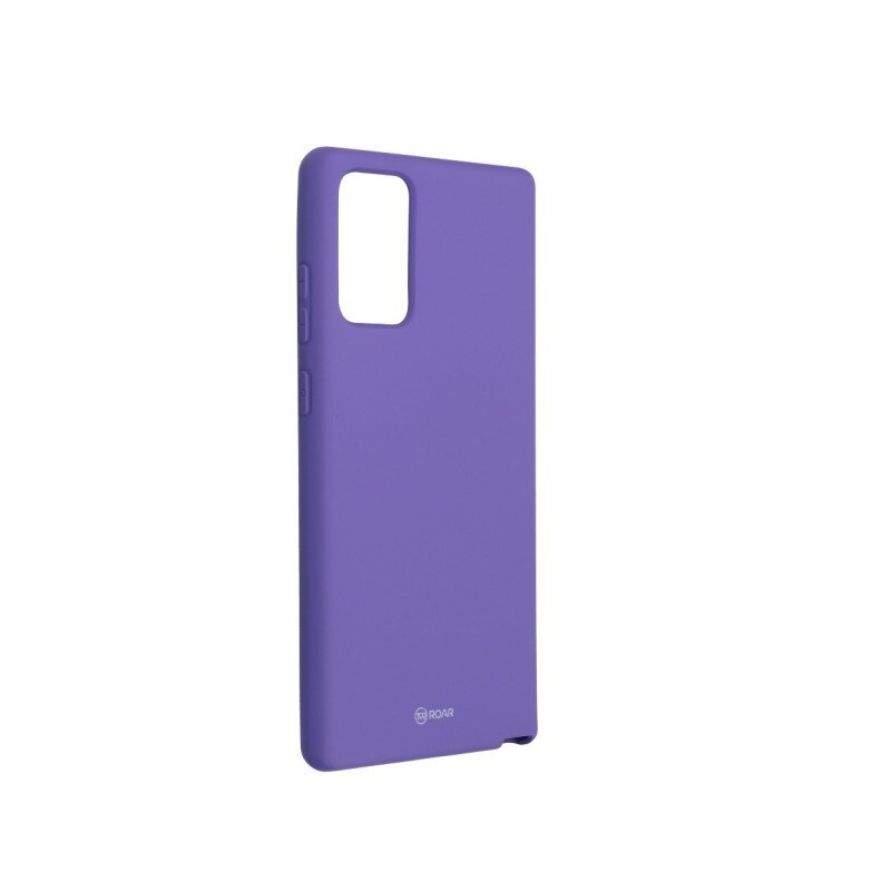 Husa Spate Silicon Roar Jelly Compatibila Cu Samsung Galaxy Note 20, Mov