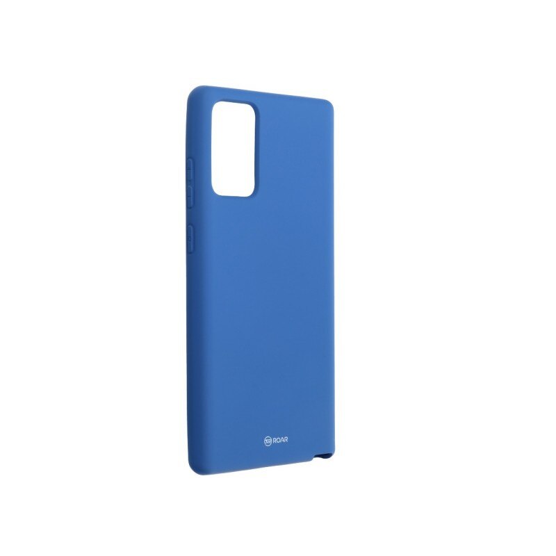 Husa Spate Silicon Roar Jelly Compatibila Cu Samsung Galaxy Note 20, Albastru Navy