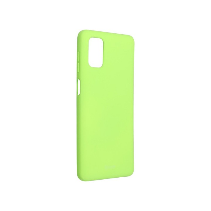 Husa Spate Silicon Roar Jelly Compatibila Cu Samsung Galaxy M51, Verde Lime