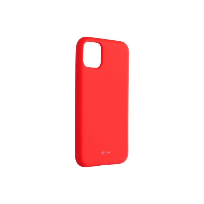 Husa Spate Silicon Roar Jelly Compatibila Cu iPhone 11, Roz Piersica