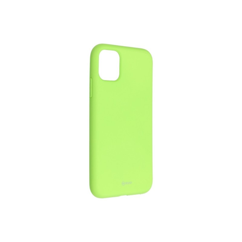 Husa Spate Silicon Roar Jelly Compatibila Cu iPhone 11, Verde Lime