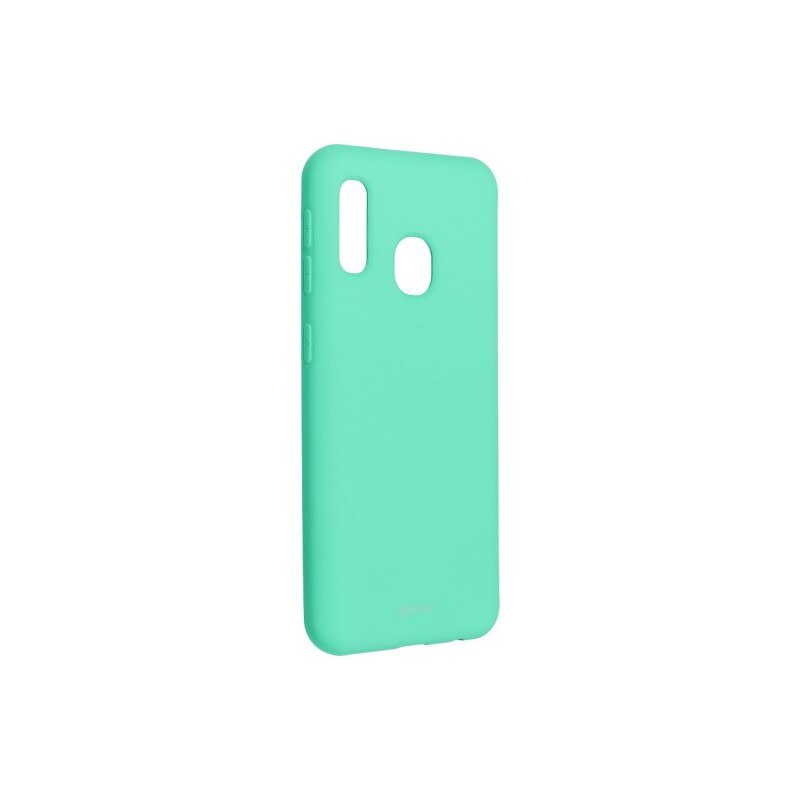 Husa Spate Silicon Roar Jelly Compatibila Cu Samsung Galaxy A20e, Verde Menta