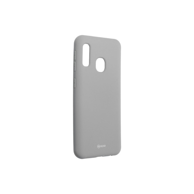 Husa Spate Silicon Roar Jelly Compatibila Cu Samsung Galaxy A20e, Gri