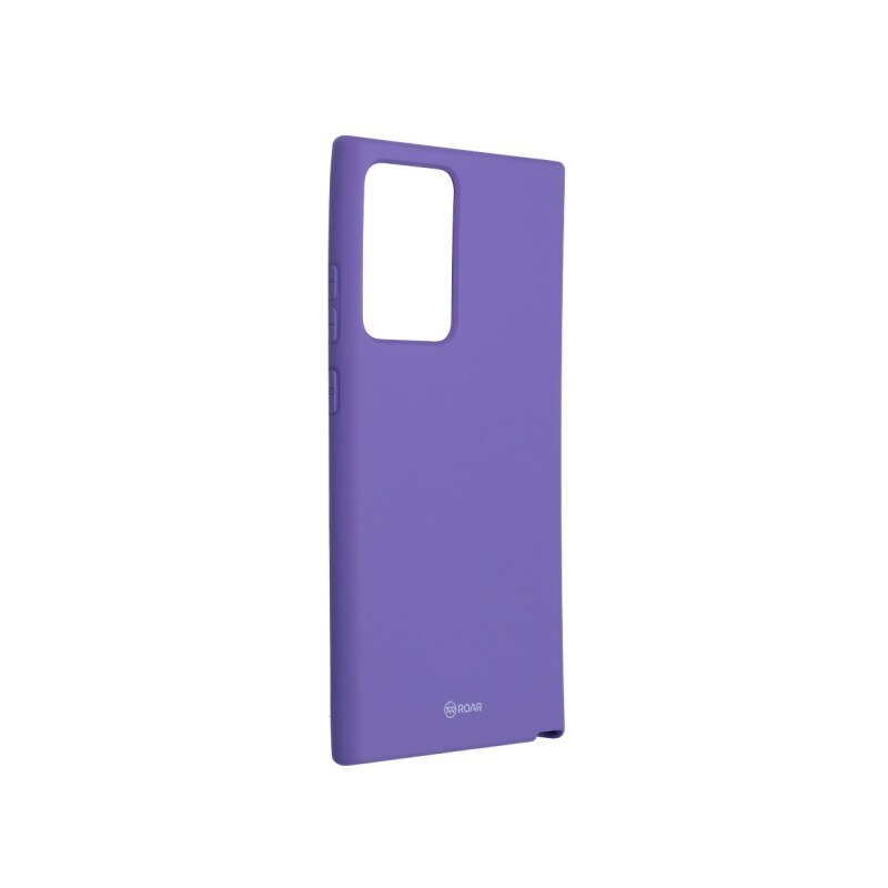 Husa Spate Silicon Roar Jelly Compatibila Cu Samsung Galaxy Note 20 Ultra, Mov