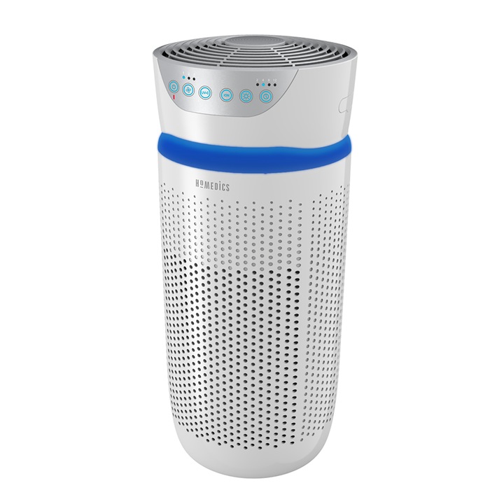 Пречиствател за въздух Homedics, 5 в 1, UV-лъчи, HEPA филтър с активен въглен, до 109 кв.м/ч