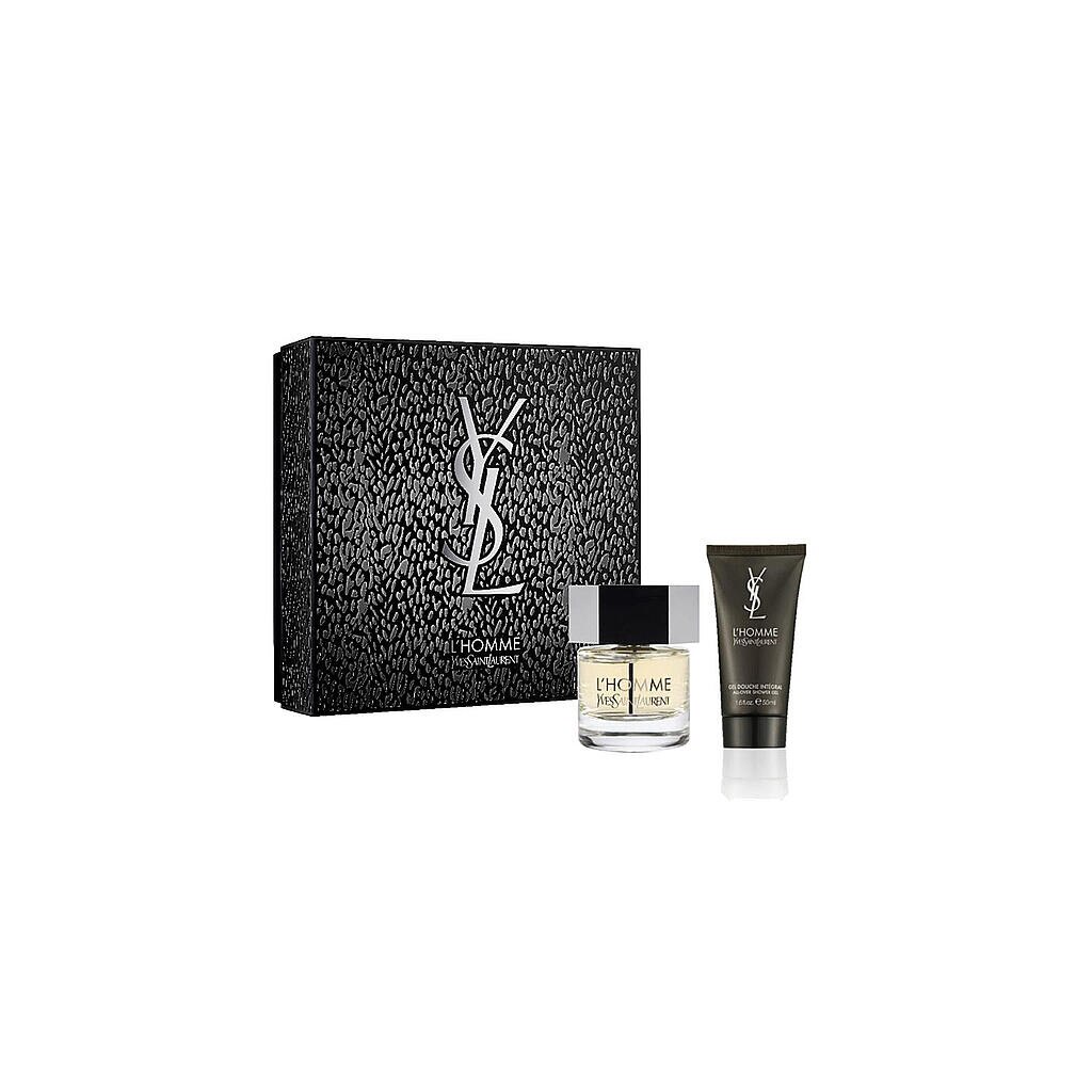 Set Yves Saint Laurent L'Homme, Barbati, Apa De Toaleta 60 ml, Gel De Dus 50 ml