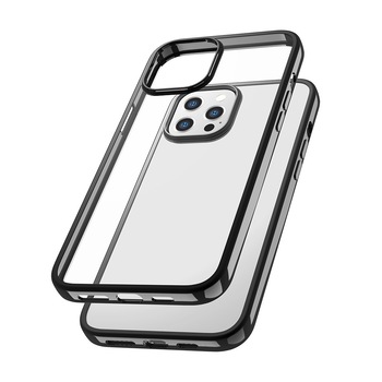 Capac Protectie Spate Cellara Colectia Electro Pentru iPhone 12/12 Pro- Negru Capac Protectie Spate Cellara Colectia Electro Pentru iPhone 12/12 Pro- Negru