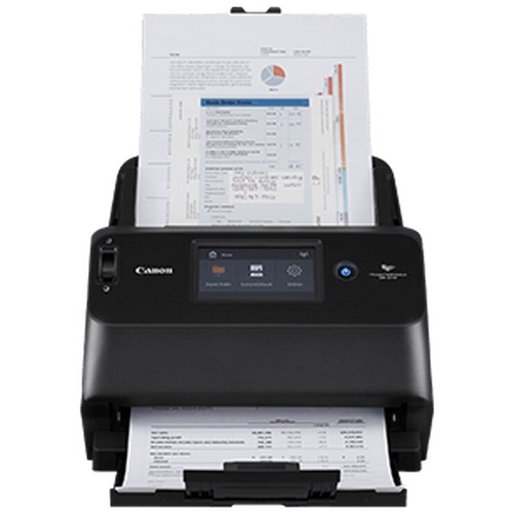 Scanner Canon DR-S130, A4, 30ppm alb-negru si color, 600dpi, ADF 60 coli, senzor CIS, software: ISIS